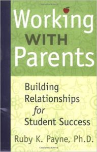 cover of working with parents book